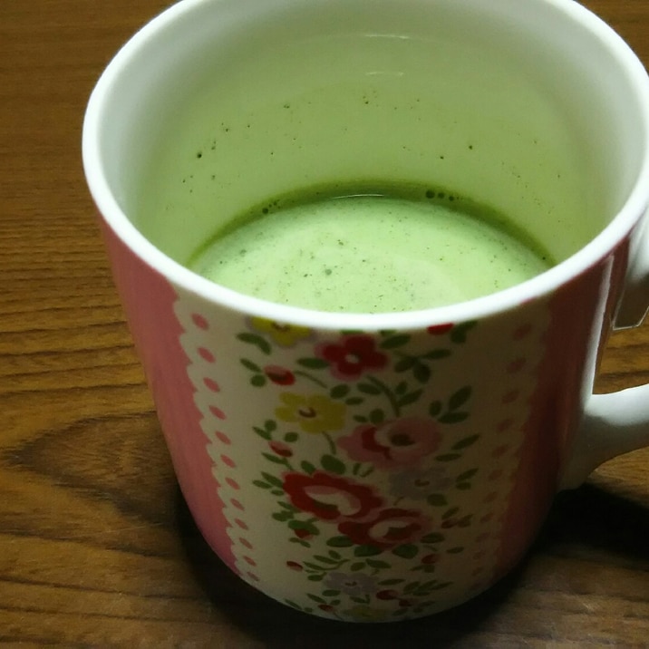 ダマになりにくい＊抹茶ミルク